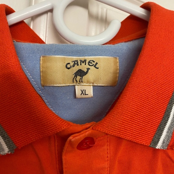 Orange XL Men’s Camel Polo - Picture 4 of 8